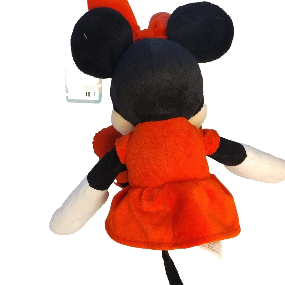 Disney Valentine Minnie Mouse 19' Just‎ Play 2018 Plush Red White Hearts Outfit